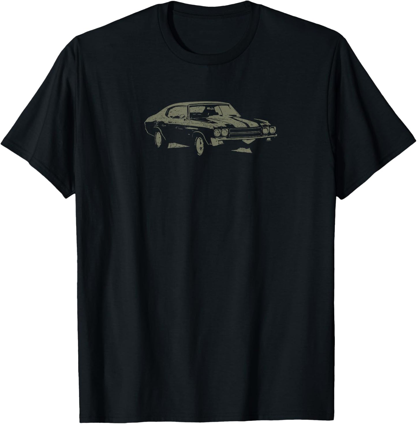 1970 Classic America SS Muscle Car T-Shirt - T-Shirt | Black