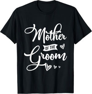 Mother of the groom Design for a Bride Wedding T-Shirt - T-Shirt | Black
