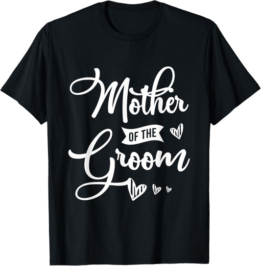 Mother of the groom Design for a Bride Wedding T-Shirt - T-Shirt | Black