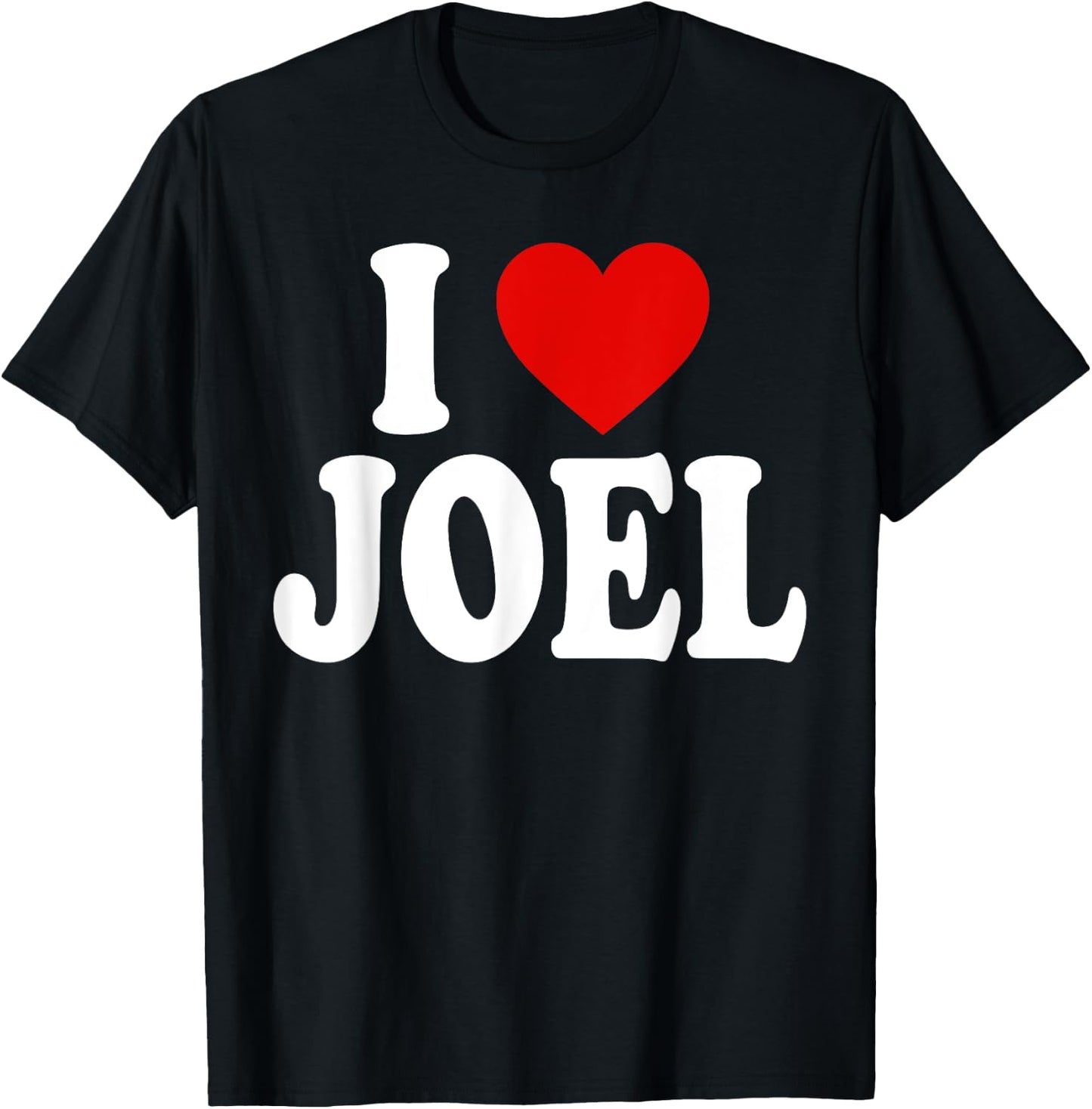 I Heart Love Joel T-Shirt - T-Shirt | Black