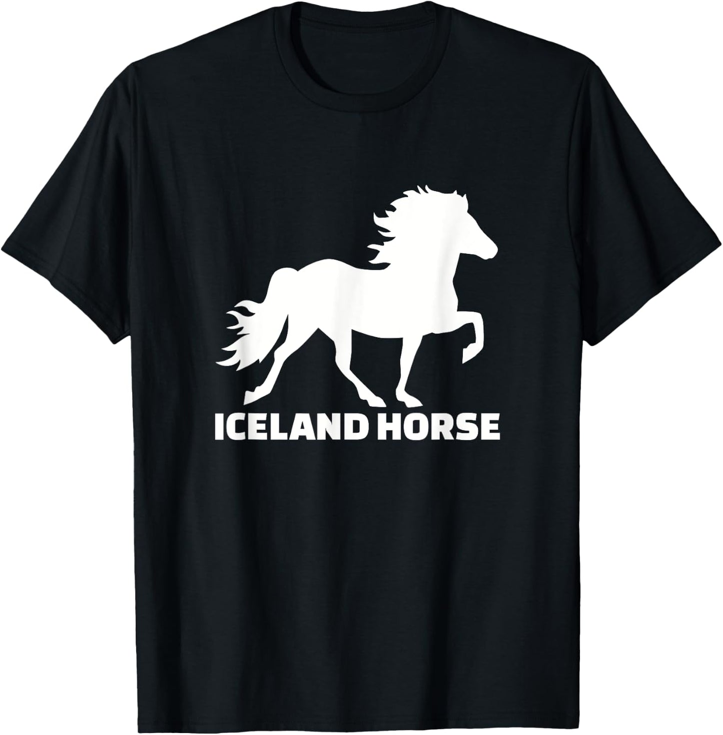 Icelandic horse T-Shirt - T-Shirt | Black