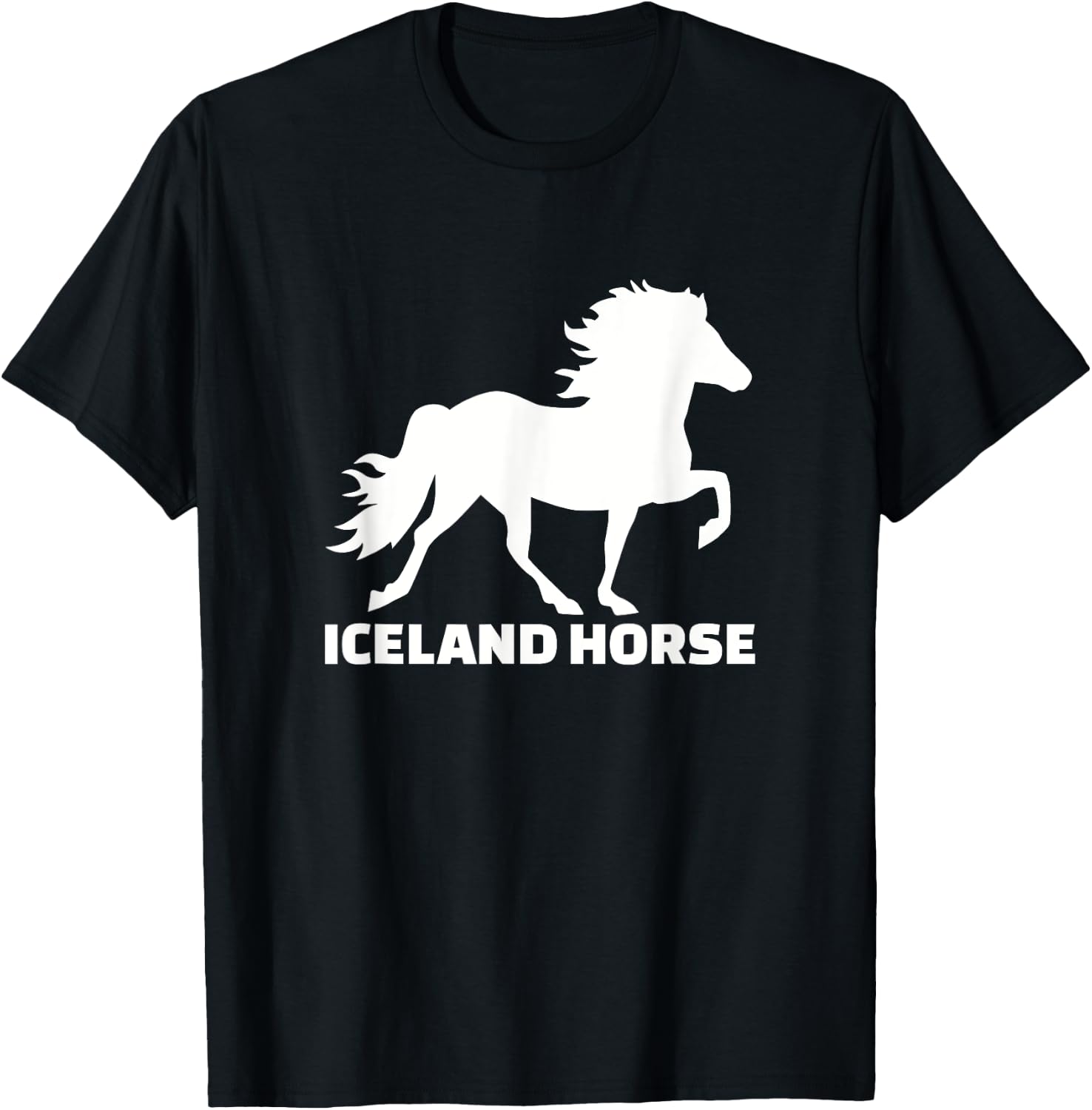 Icelandic horse T-Shirt - T-Shirt | Black