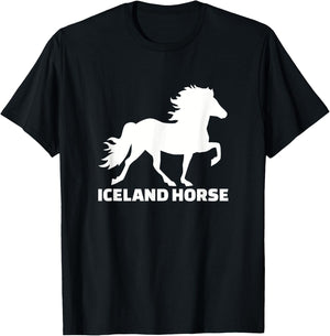Icelandic horse T-Shirt - T-Shirt | Black