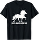 Icelandic horse T-Shirt - T-Shirt | Black