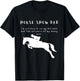 Funny Horse Show Dad English Hunter Jumper Horse T-Shirt - T-Shirt | Black