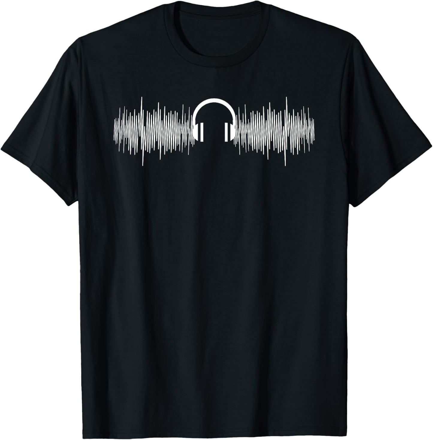 Sound Engineer Audio Wave Audio Engineer Music Lover Gift T-Shirt - T-Shirt | Black