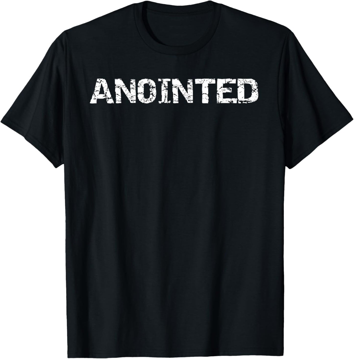 Anointed Christian Spiritual Quote Holy Spirit Baptism Gift T-Shirt - T-Shirt | Black