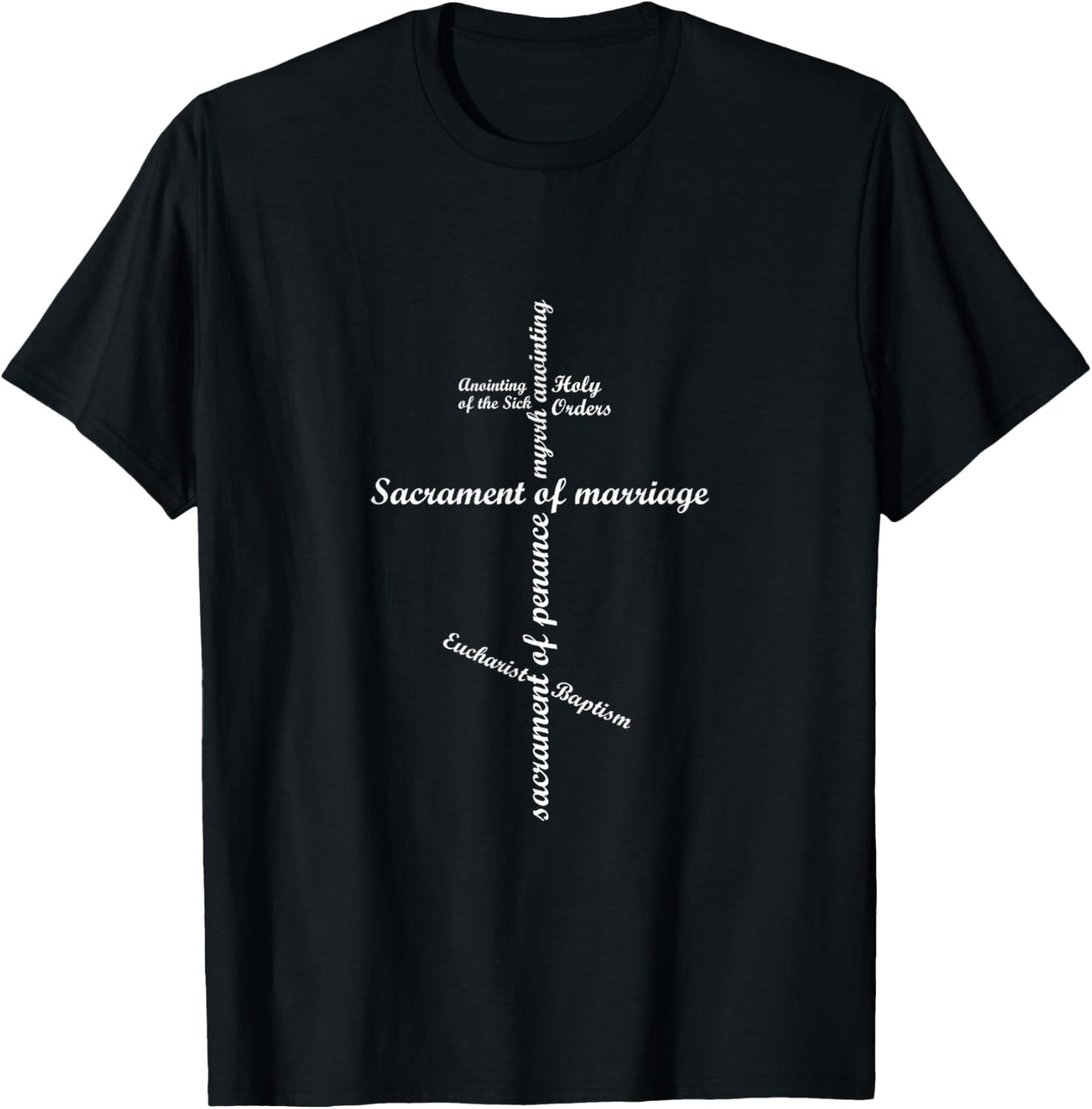 Orthodox Cross Religious Russia Orthodox T-Shirt - T-Shirt | Black