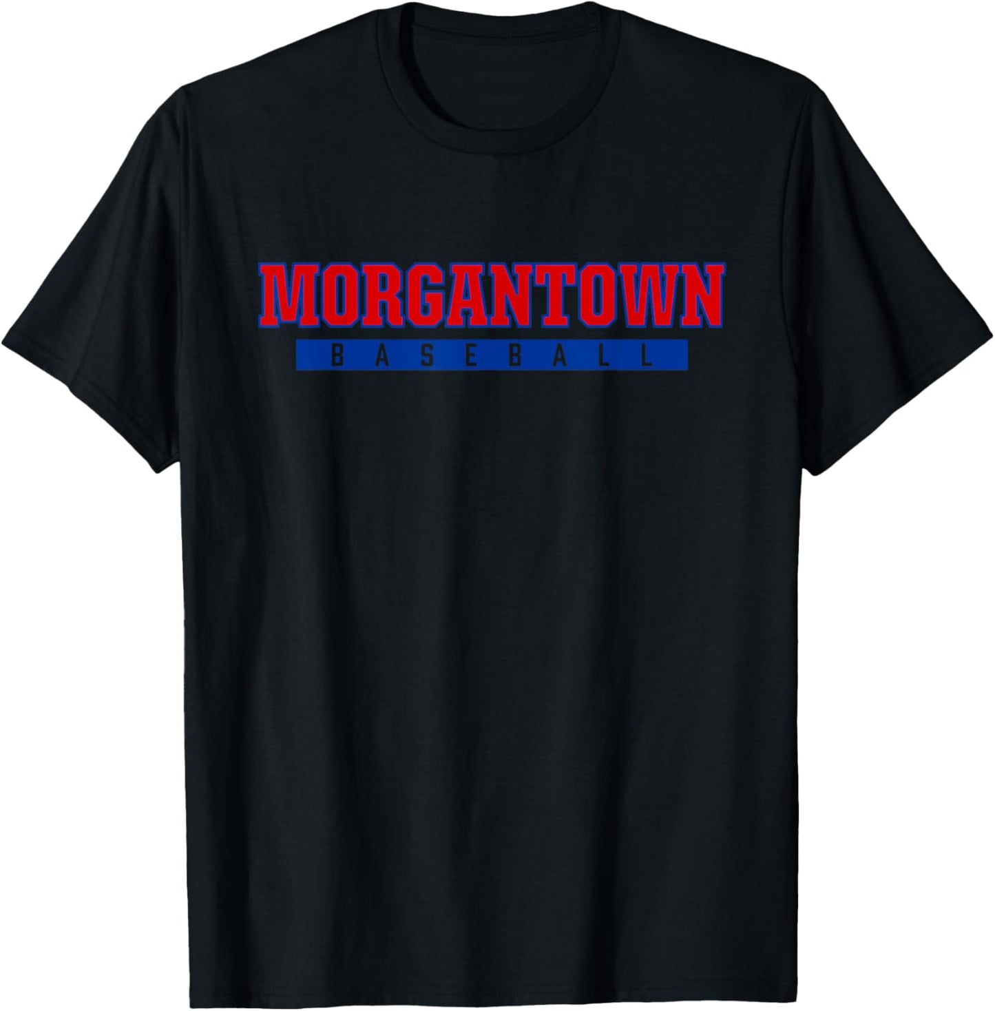 Morgantown High School Baseball T-Shirt - T-Shirt | Black