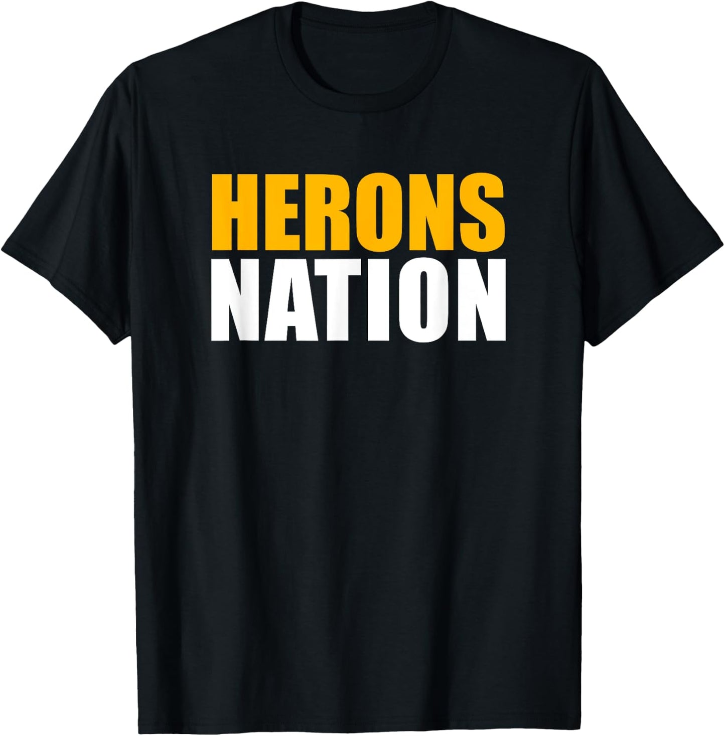 Brantley County Herons Nation HS T-Shirt - T-Shirt | Black