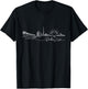 Dubai UAE Signature Heart Art - Romantic City Souvenir T-Shirt - T-Shirt | Black