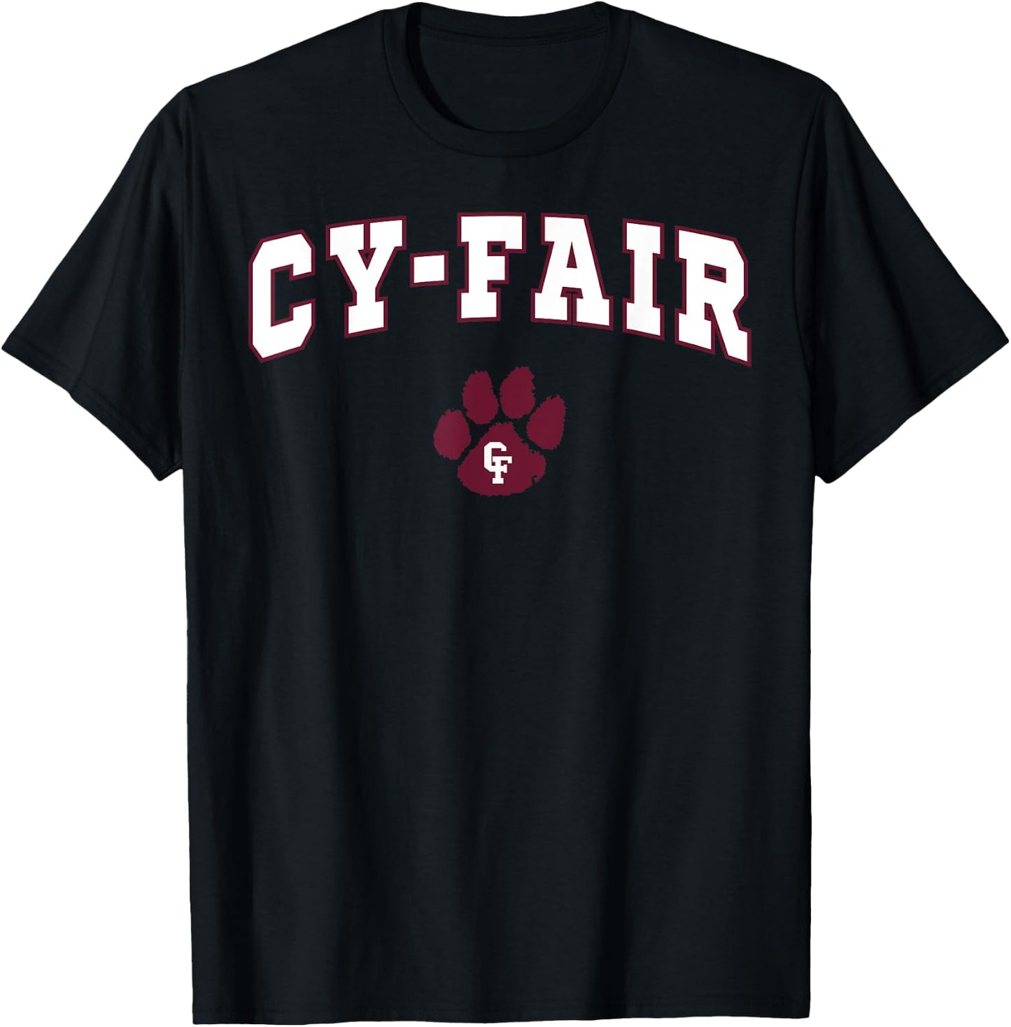 Cy-Fair High School Bobcats C2 T-Shirt - T-Shirt | Black