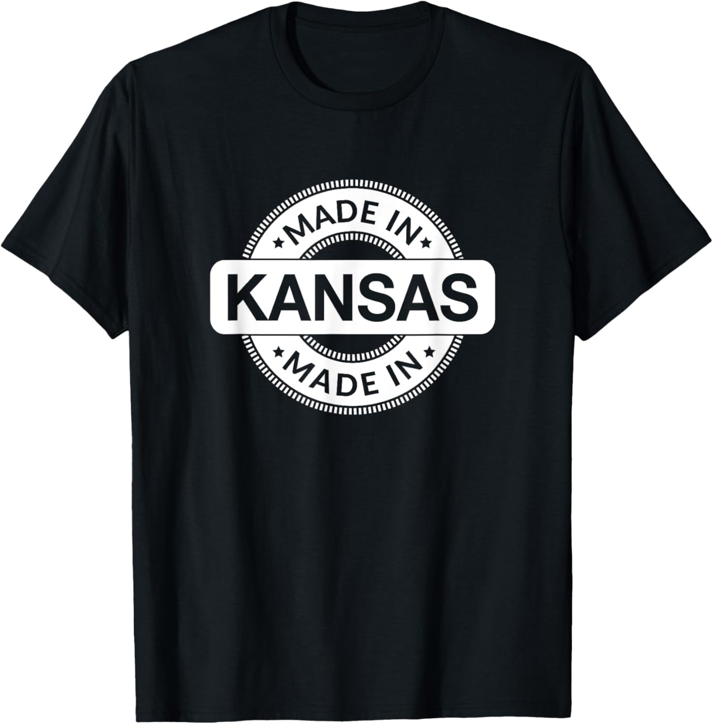 KANSAS Home - Made in Kansas - Classic T-Shirt - T-Shirt | Black