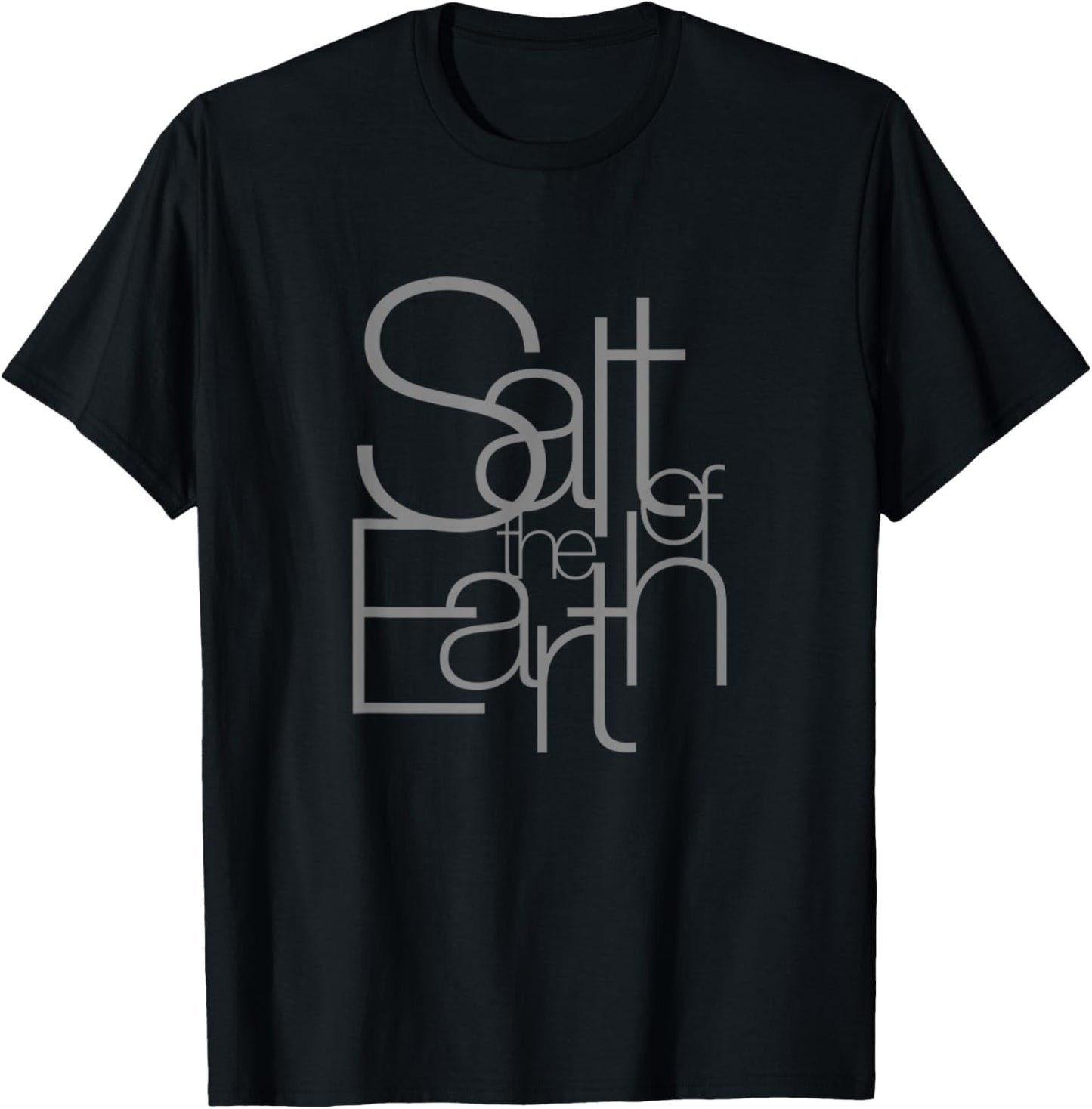 Vintage Salt Of The Earth Bible Verse Faith Jesus Christ T-Shirt - T-Shirt | Black