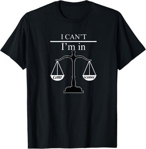 Law School T Shirt Women| Man Gift T-Shirt - T-Shirt | Black