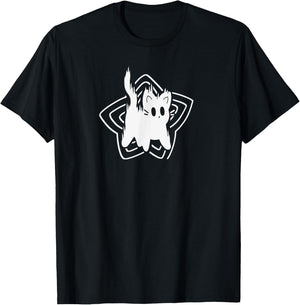 90s Y2K Cute Scary Scared Cat Tomcat Women Kids T-Shirt - T-Shirt | Black