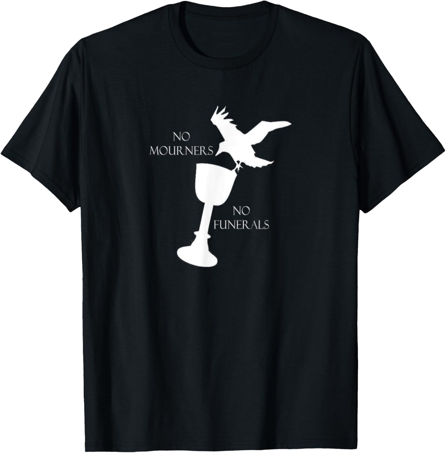 Bookworm No Mourners No Funerals for book nerds T-Shirt - T-Shirt | Black