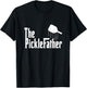 Funny Pickleball The Picklefather Funny Fathers T-Shirt - T-Shirt | Black