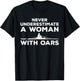 Funny Rowing Girls Row Crew Paddling Oar Scullers T-Shirt - T-Shirt | Black