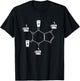Caffeine Molecule Barista T-Shirt - T-Shirt | Black