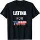 Latinos For Trump 2020 Election President Hispanic Women T-Shirt - T-Shirt | Black