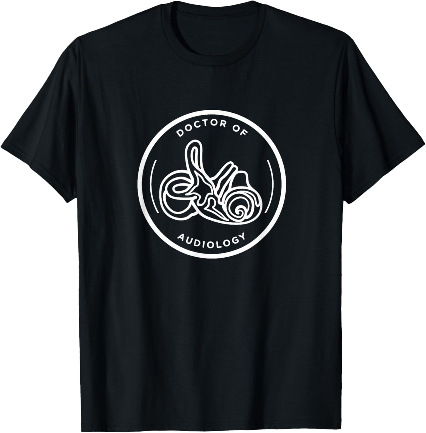 Doctor of Audiology Cochlea Inner Ear AuD T-Shirt - T-Shirt | Black