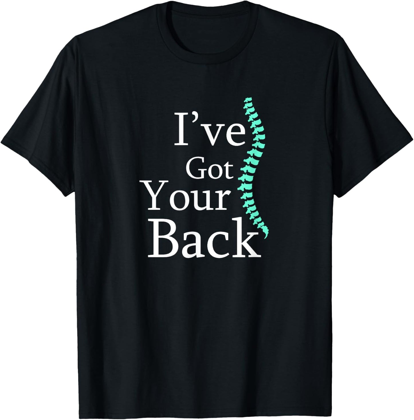 Your Back Chiropractor Gift T-Shirt - T-Shirt | Black