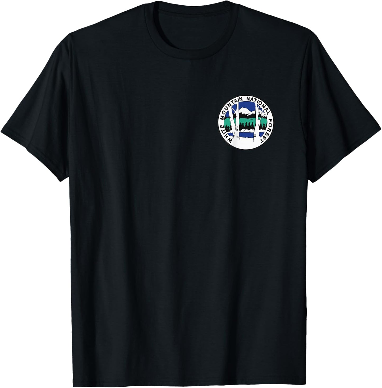 White Mountain National Forest Logo T-Shirt - T-Shirt | Black