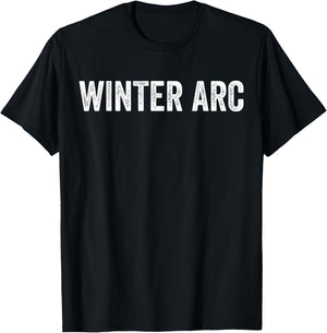 Winter Arc Gym Clothes Winter Arc Black Winter Classic Fit Short Sleeve Small T-Shirt - T-Shirt | Black