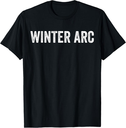 Winter Arc Gym Clothes Winter Arc Black Winter Classic Fit Short Sleeve Small T-Shirt - T-Shirt | Black
