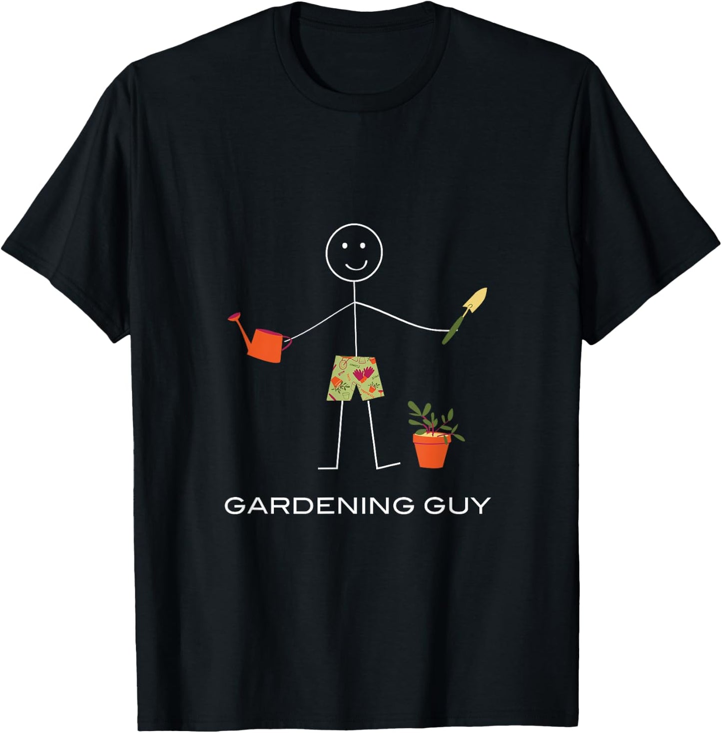 Funny Gardening Design, Boy Gardener T-Shirt - T-Shirt | Black