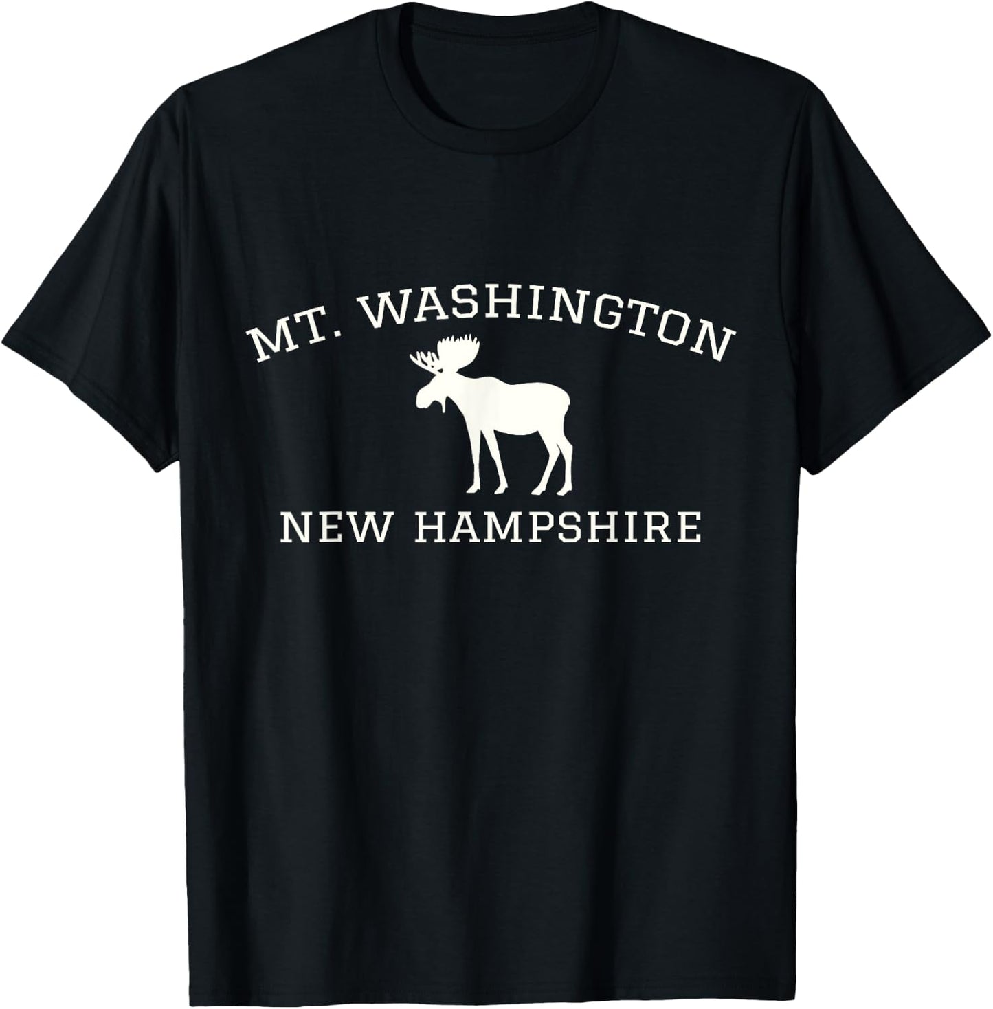 Mount Washington NH Moose Premium T-Shirt - T-Shirt | Black