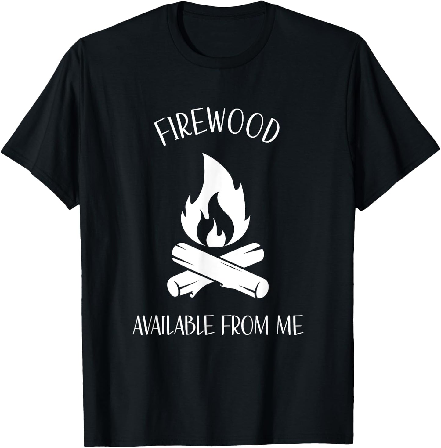 Lumberjack Selling Firewood T-Shirt - T-Shirt | Black