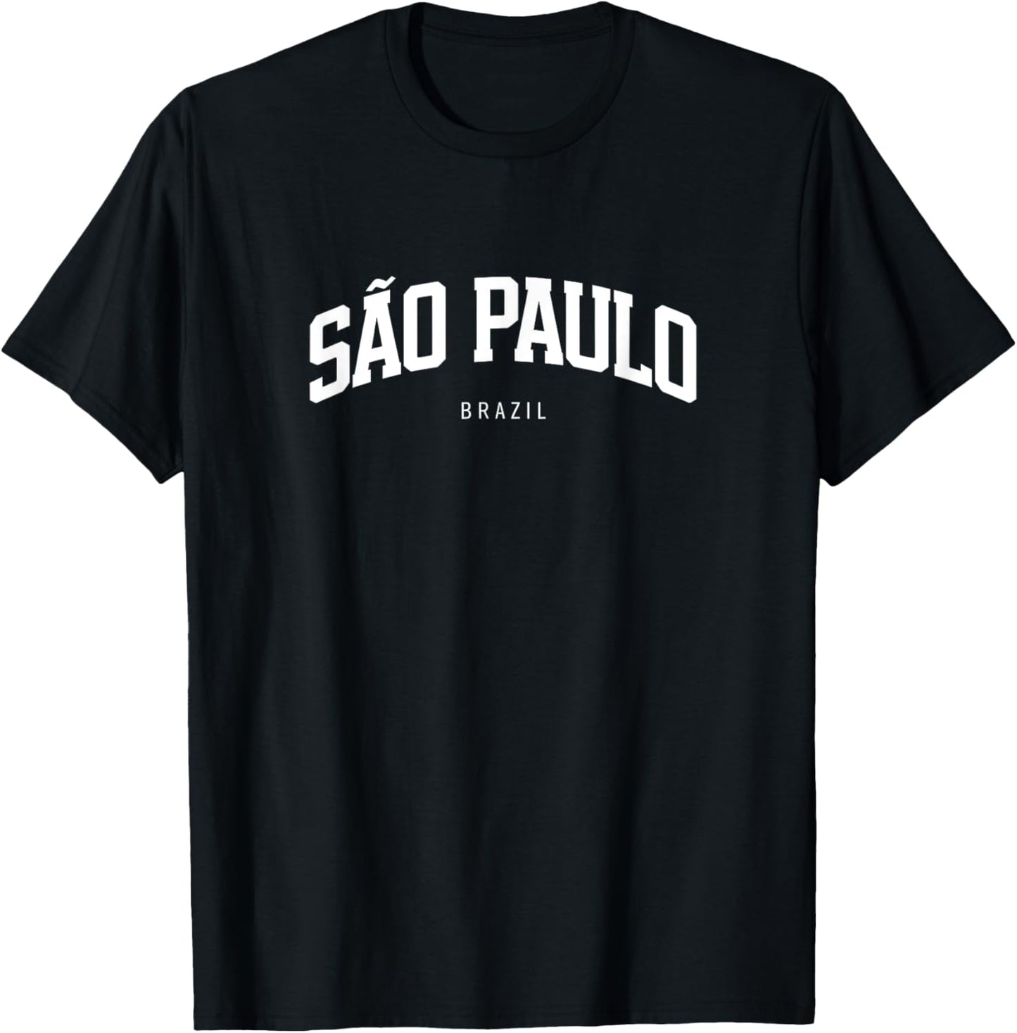Sao Paulo Brazil - College Style Vacation Souvenir T-Shirt - T-Shirt | Black