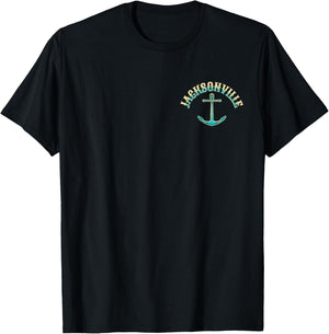 Jacksonville Florida USA Fishing Design T-Shirt - T-Shirt | Black