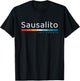Sausalito CA California T-Shirt - T-Shirt | Black