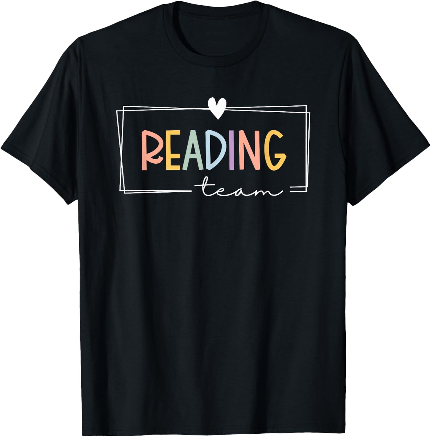 Reading Specialist Team Reading Interventionist Squad T-Shirt - T-Shirt | Black