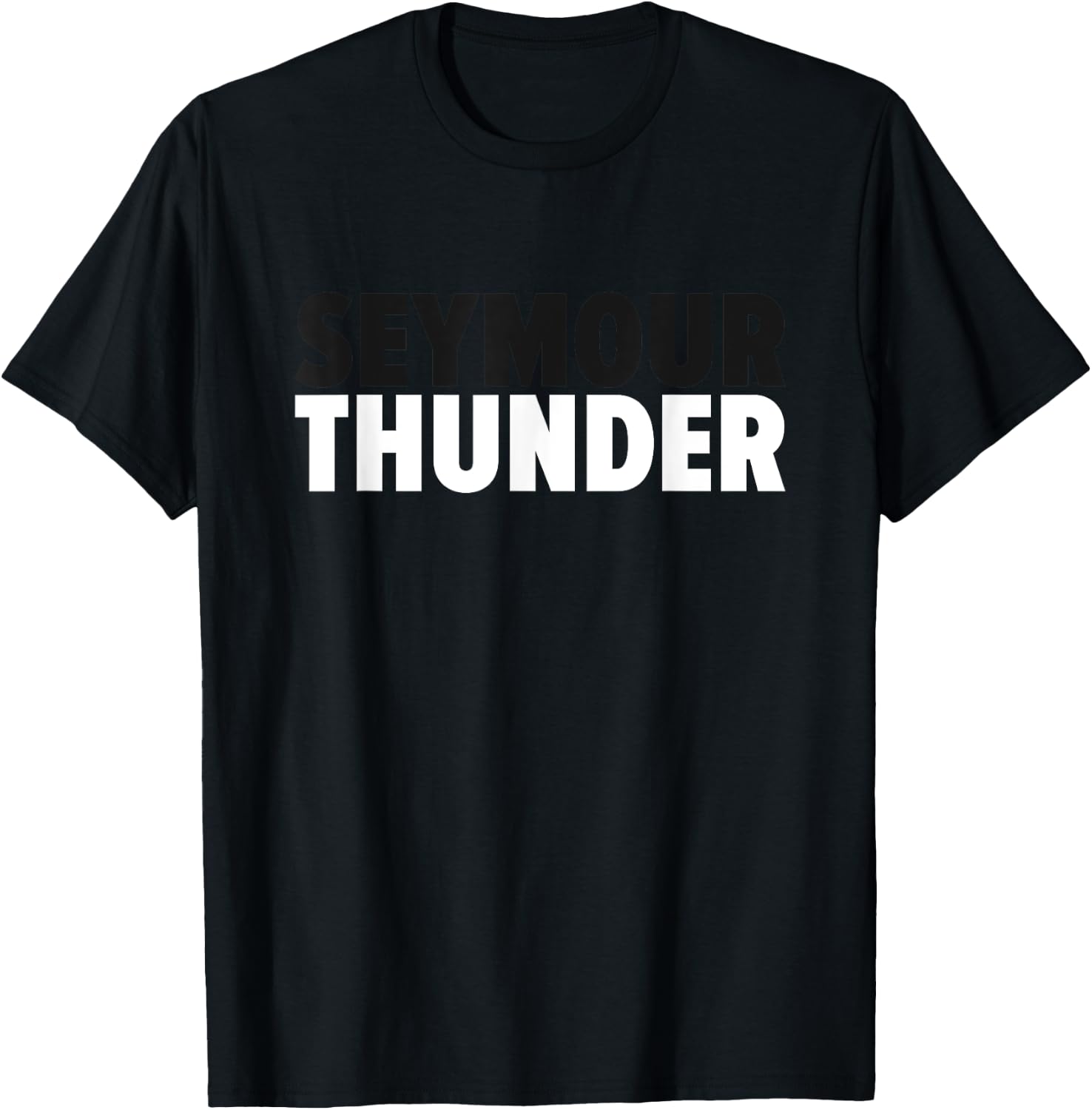 Seymour Thunder Bold T-Shirt - T-Shirt | Black