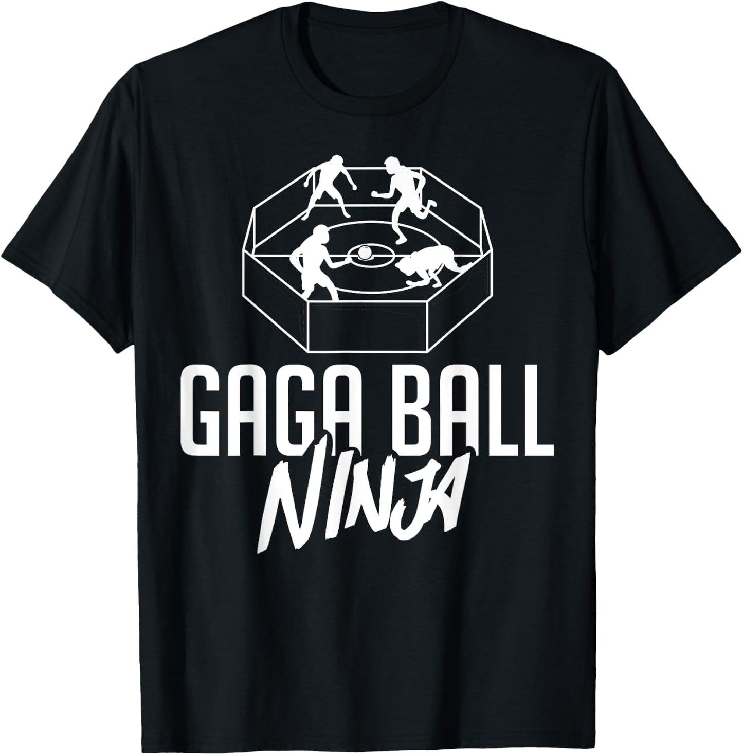 Gaga Ball Pit Kit Dodgeball Game T-Shirt - T-Shirt | Black