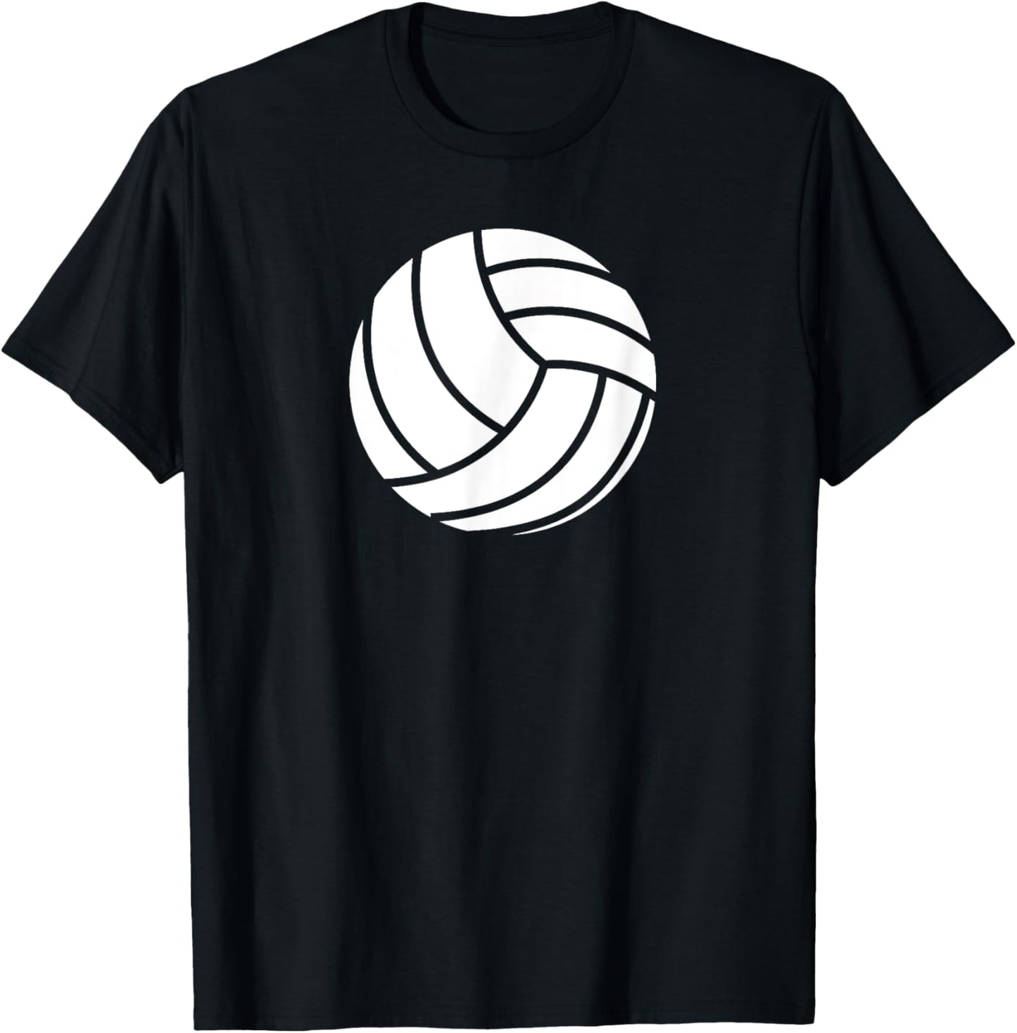 Plain Volleyball for volleyball player Girls Woman Teen T-Shirt - T-Shirt | Black