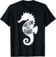 Funny Easy Adult Halloween Costumes Pretend I'm A Seahorse T-Shirt - T-Shirt | Black