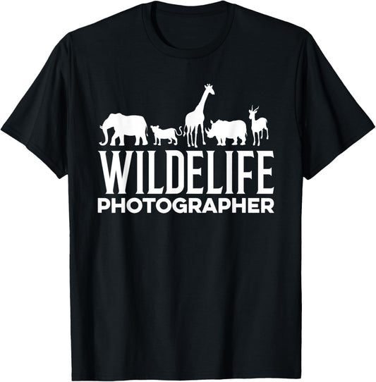 Wildlife Photographer Wildlife Photographer T-Shirt - T-Shirt | Black