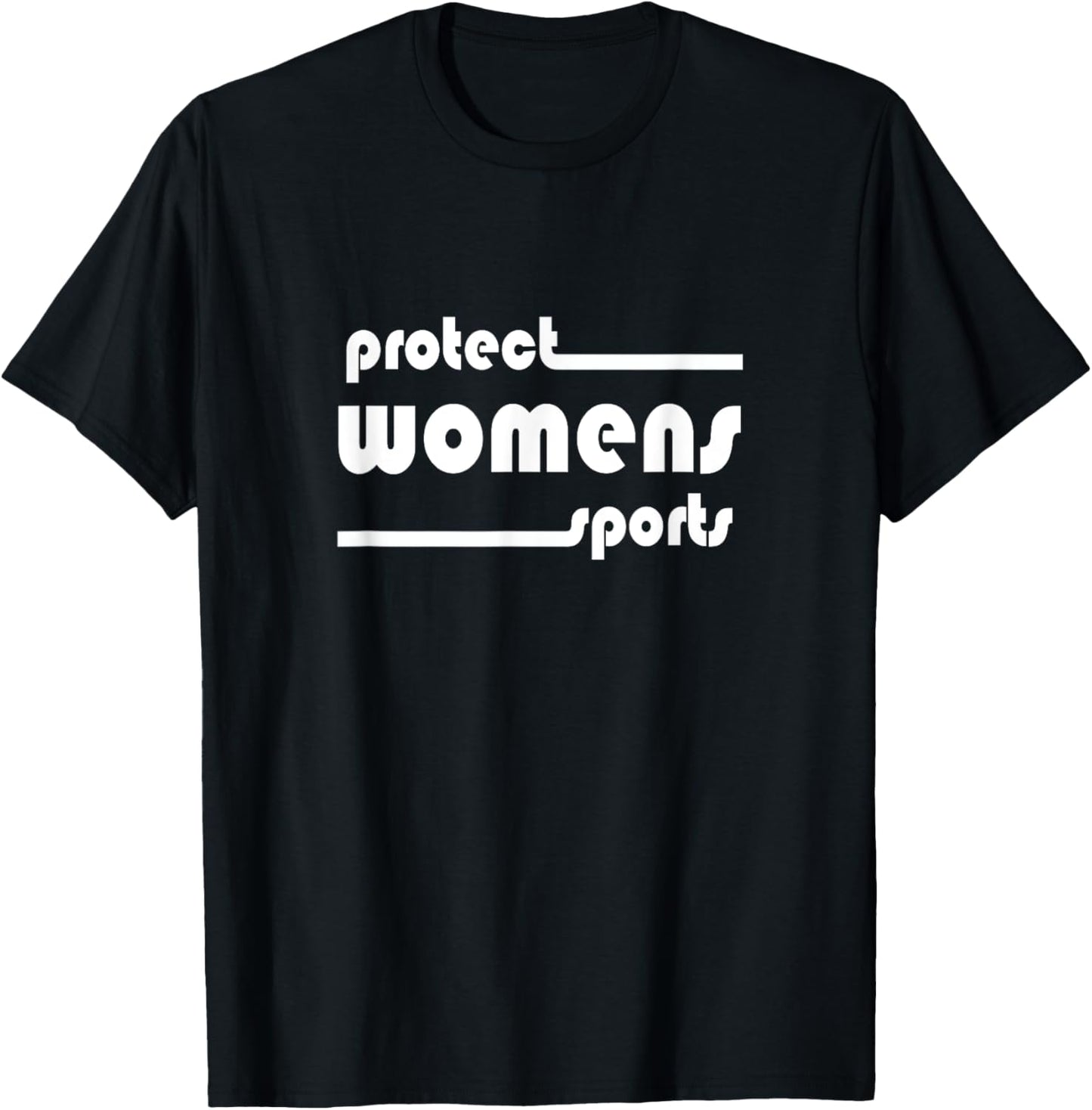 PROTECT WOMEN'S SPORTS Save Title IX High School College T-Shirt - T-Shirt | Black