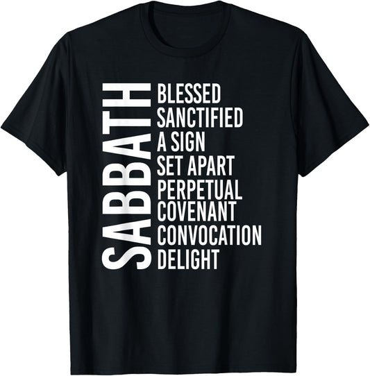 Sabbath Commandment T-Shirt - T-Shirt | Black