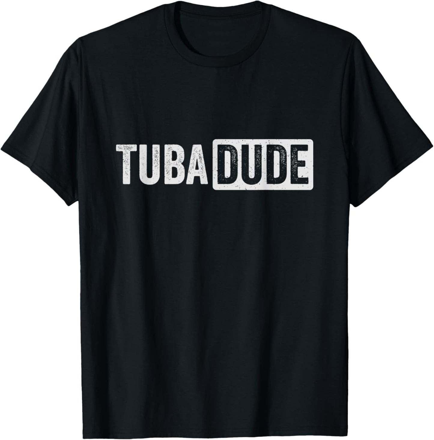Tuba Dude Funny Tubist Brass Instrument Tuba T-Shirt - T-Shirt | Black