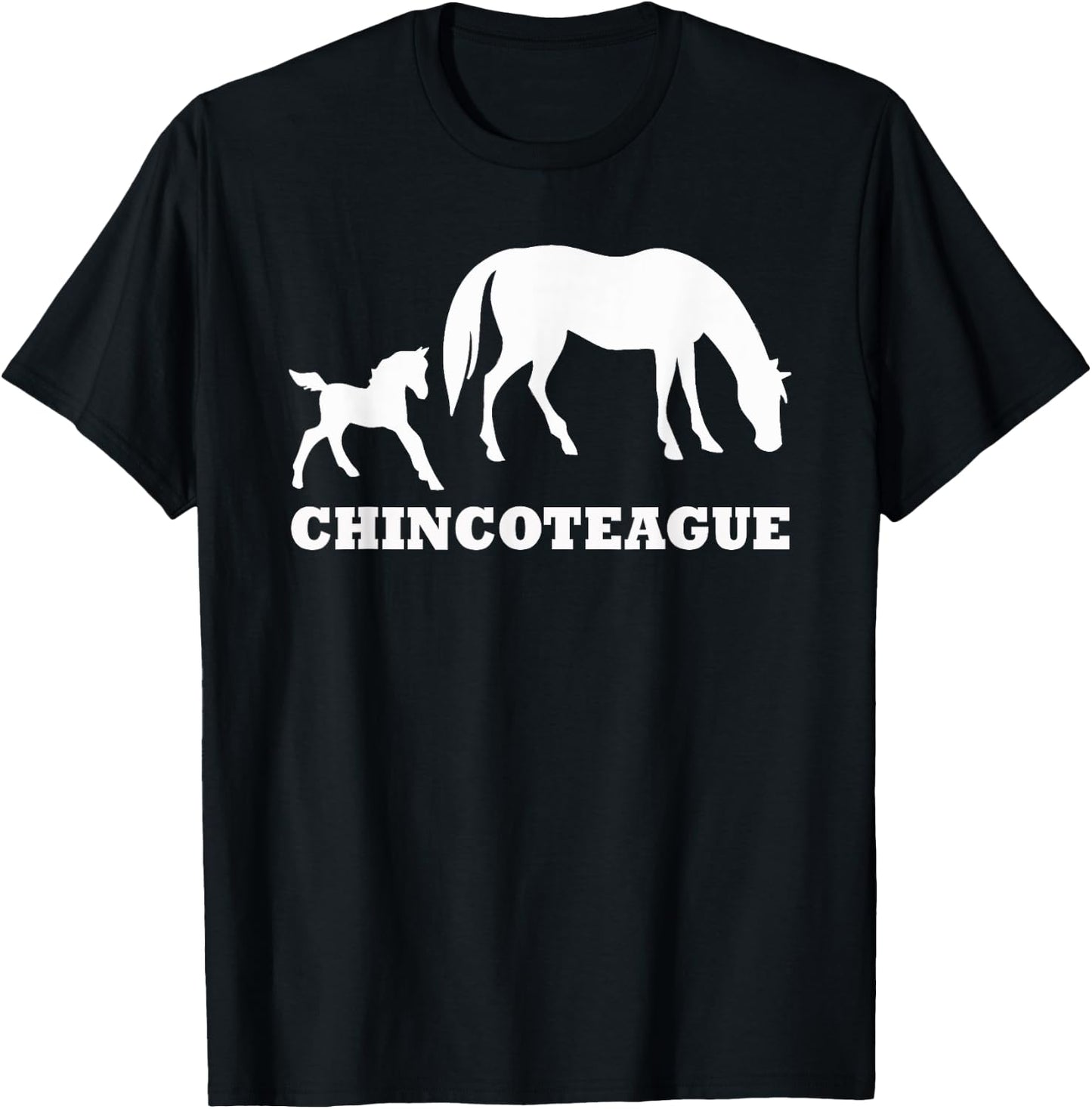 Chincoteague Ponies T-Shirt - T-Shirt | Black