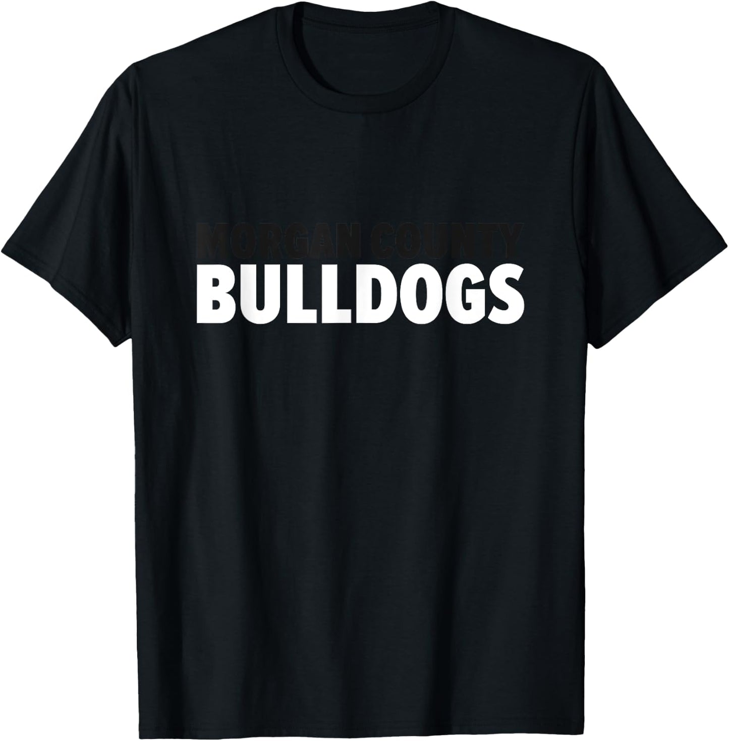 Morgan County Bulldogs Bold T-Shirt - T-Shirt | Black