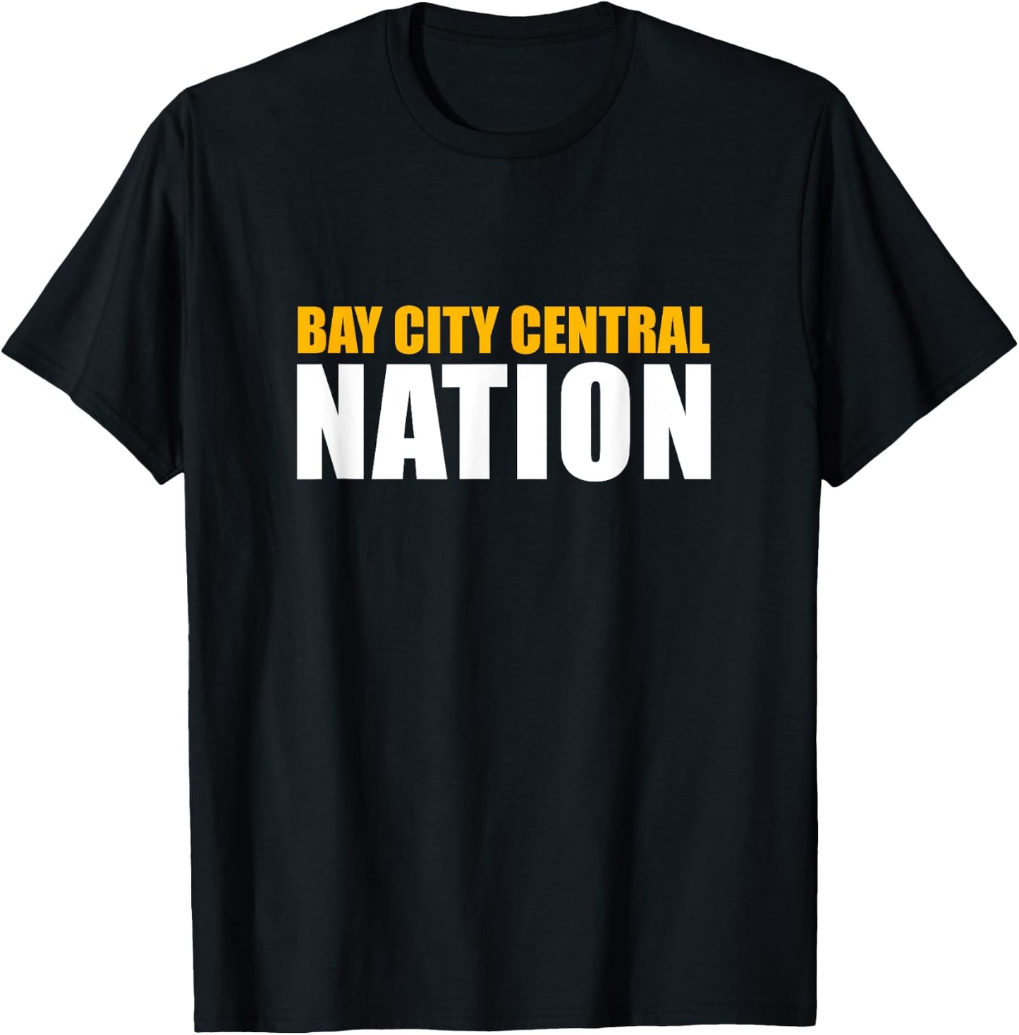 Bay City Central High School Nation T-Shirt - T-Shirt | Black