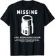 Funny Mechanic Machinist Missing 10Mm Socket Joke (On Back) T-Shirt - T-Shirt | Black