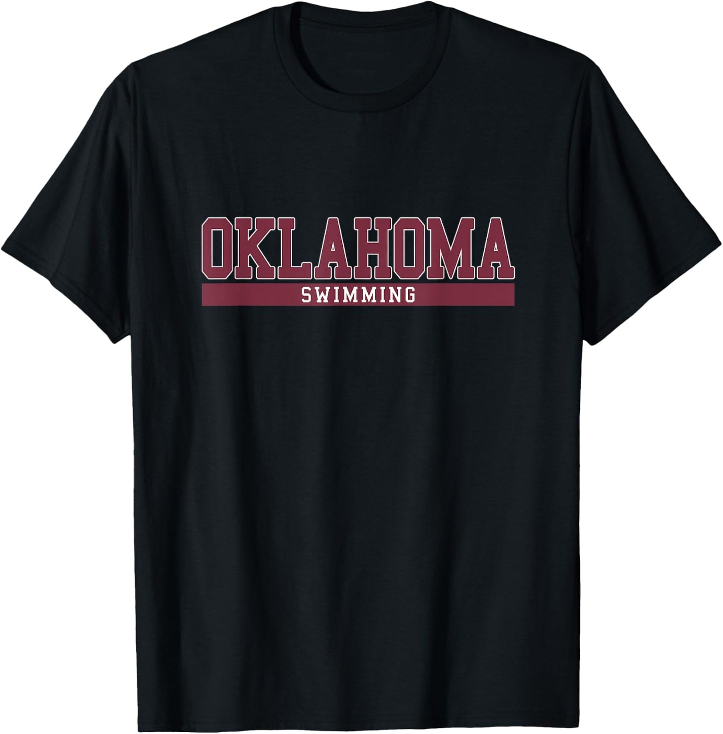Oklahoma Swimming T-Shirt - T-Shirt | Black